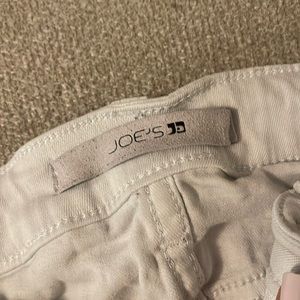 Joes White skinny cropped jeans